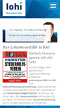 Mobile Screenshot of lohnsteuerhilfe-kiel.net